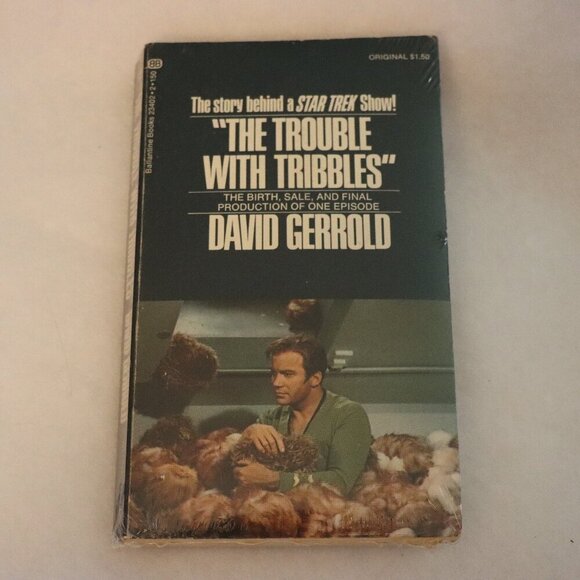 Trouble With Tribbles by David Gerrold, Star Trek Paperback novel book, NEW - Picture 1 of 2